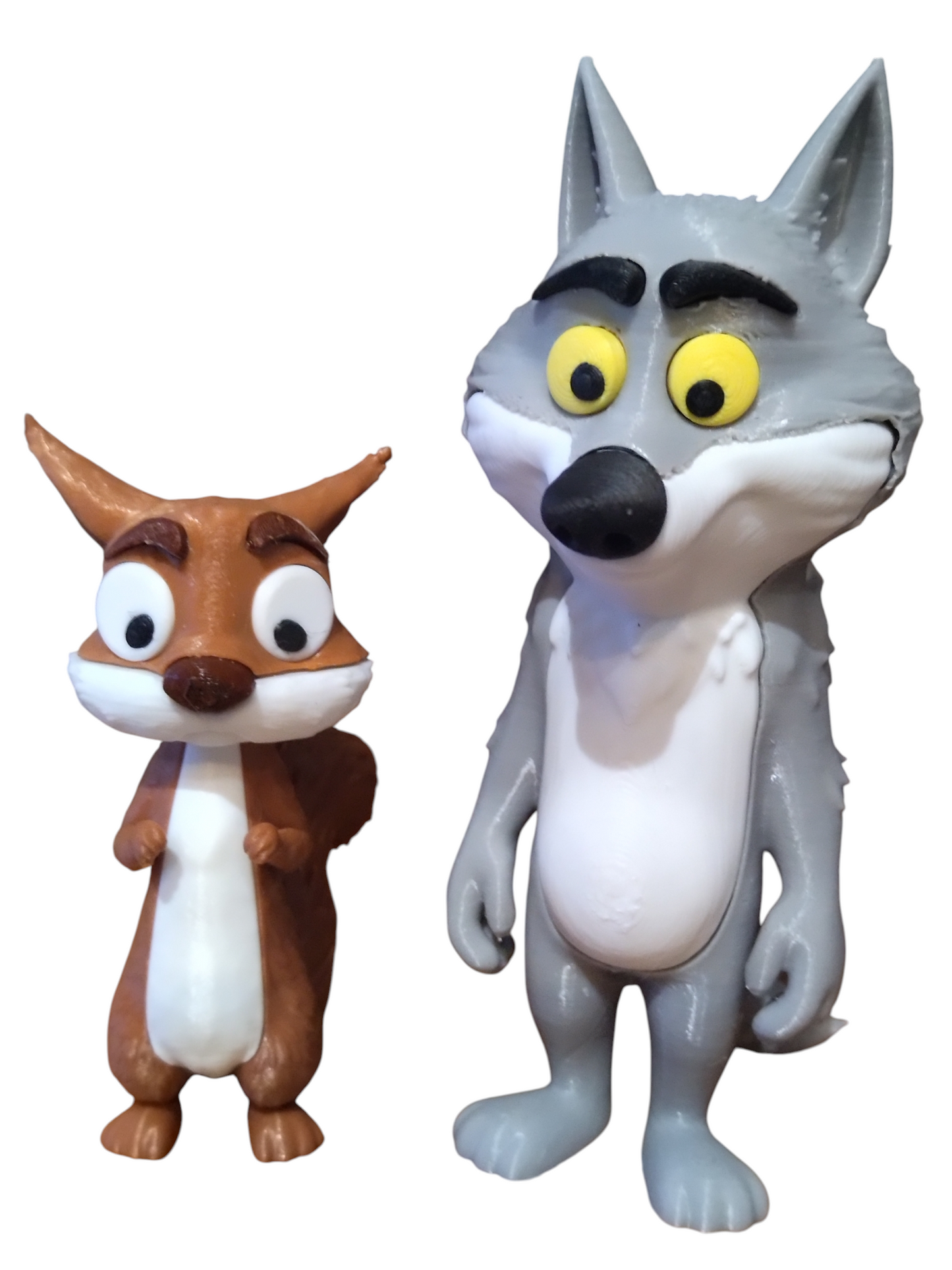 Le Loup Mal-Aimé et son ami l’Écureuil – Créations 3D