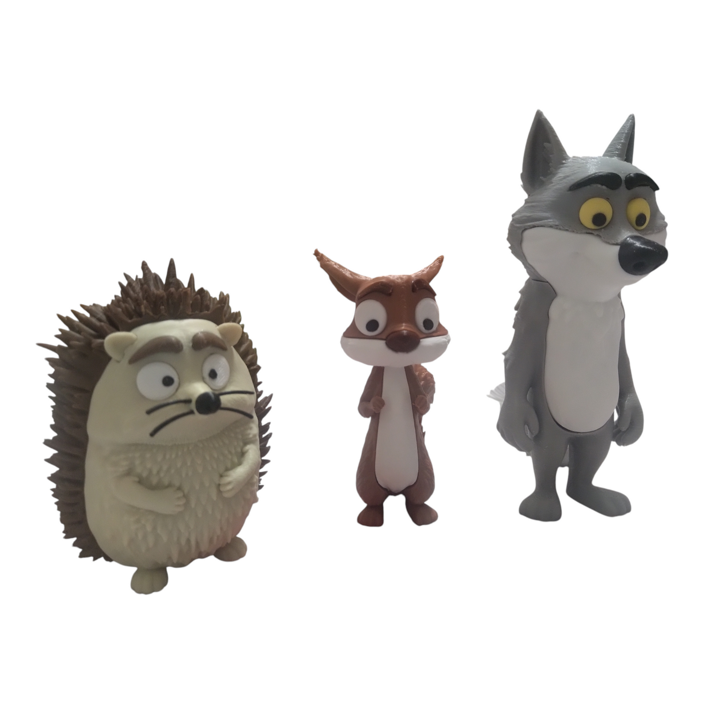 Loup, Hérisson et Écureuil