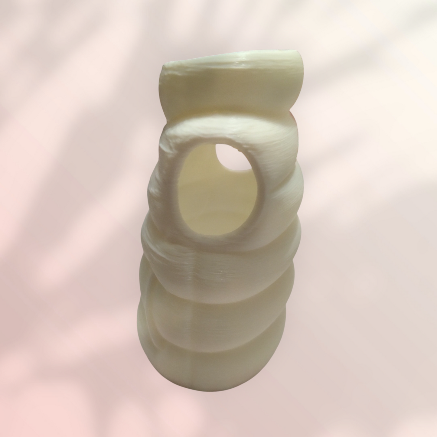 Pot à crayons doudoune sans manches – blanc