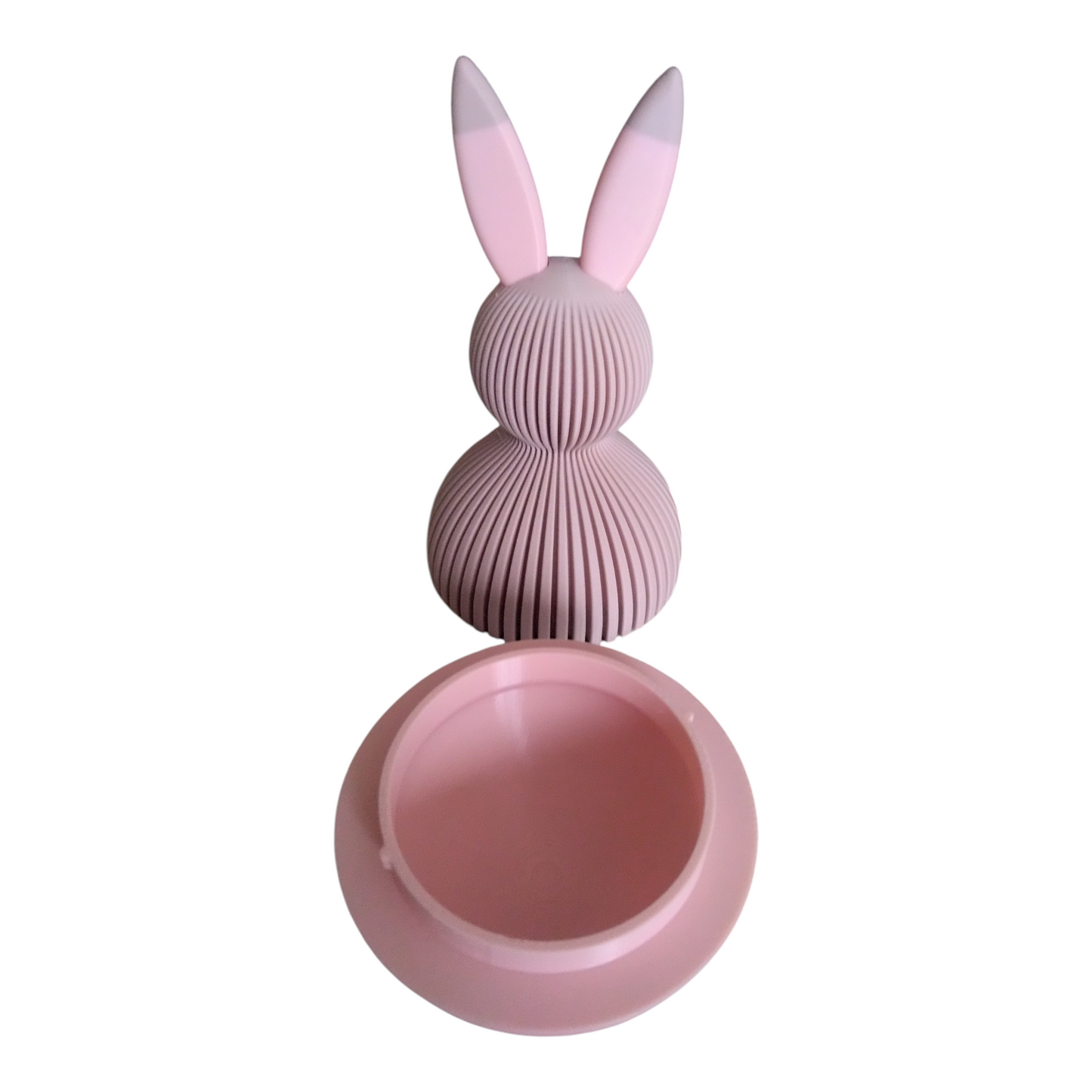 🐰🌸 Boîte Lapin de Pâques –Beige & Rose