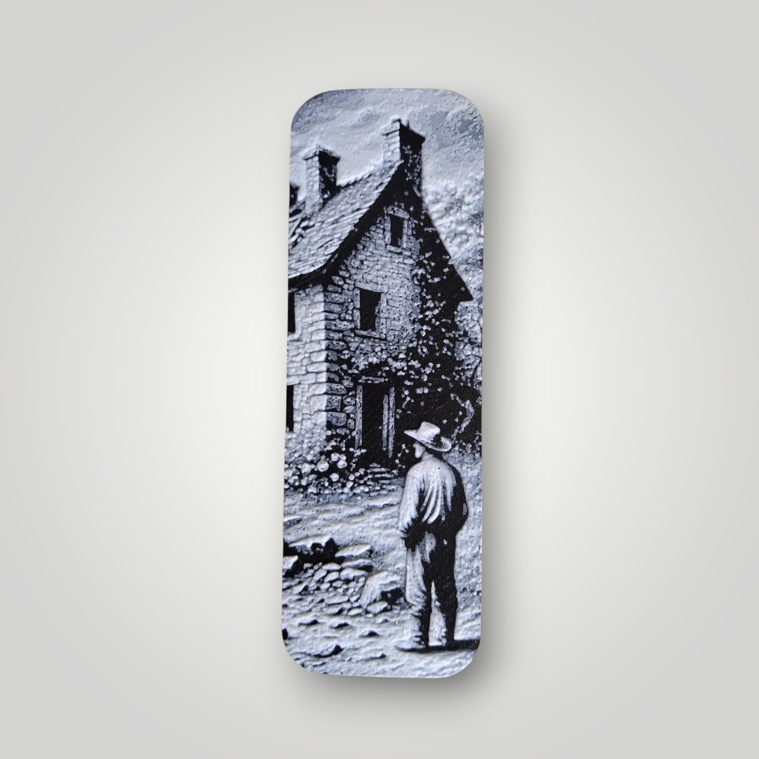 🏡👨🌾 Marque‑page Vieille Maison & Paysan
