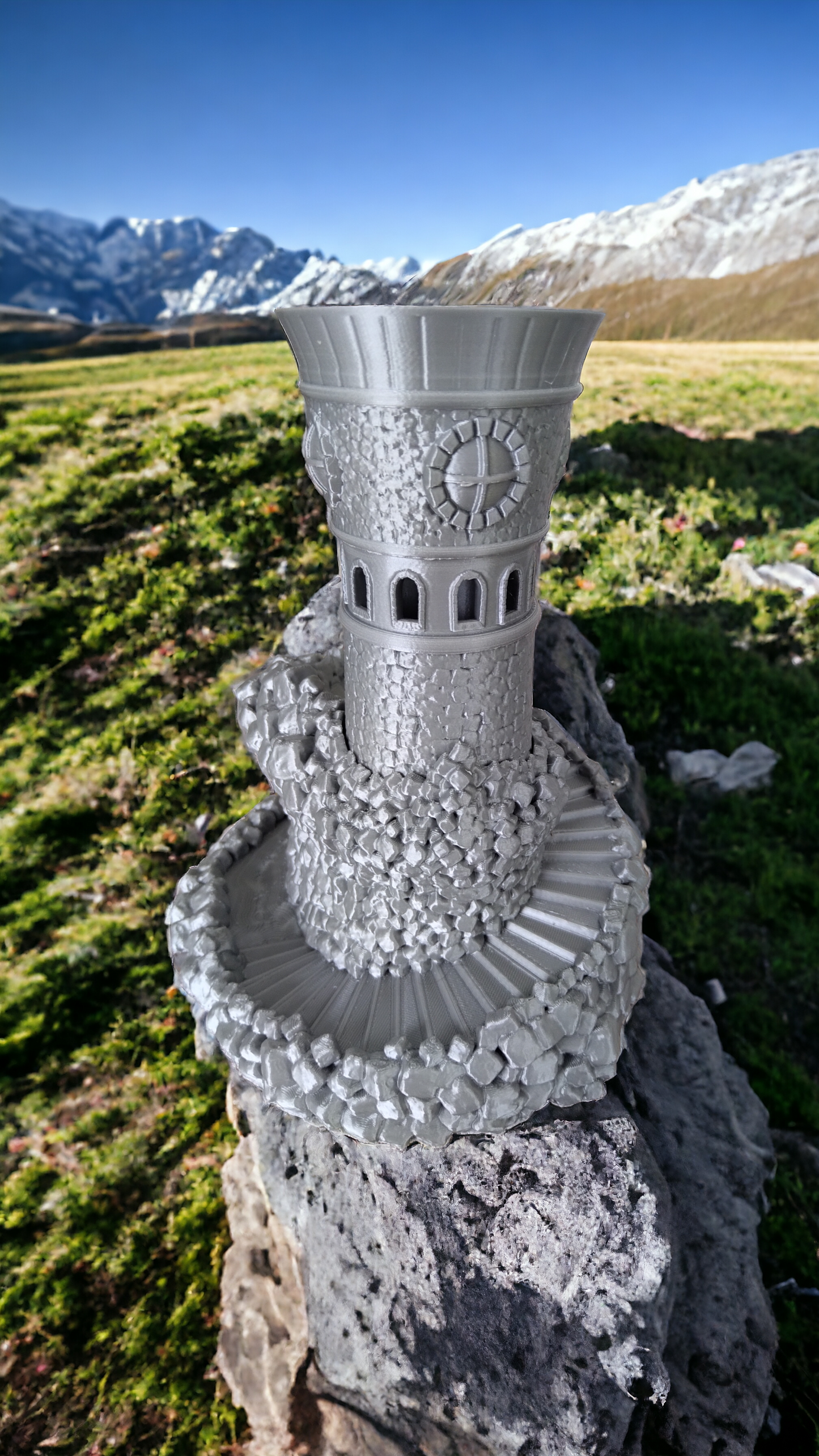 Chateau fort illuminé