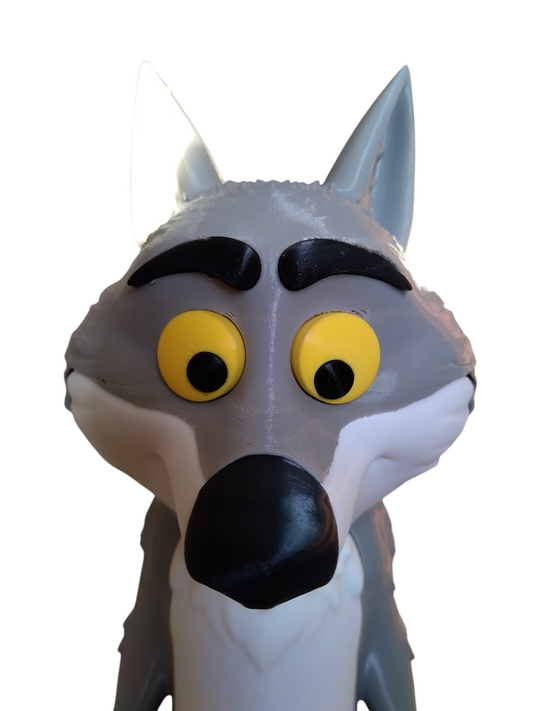 Loup Mal-Aimé – Création 3D (30 cm)