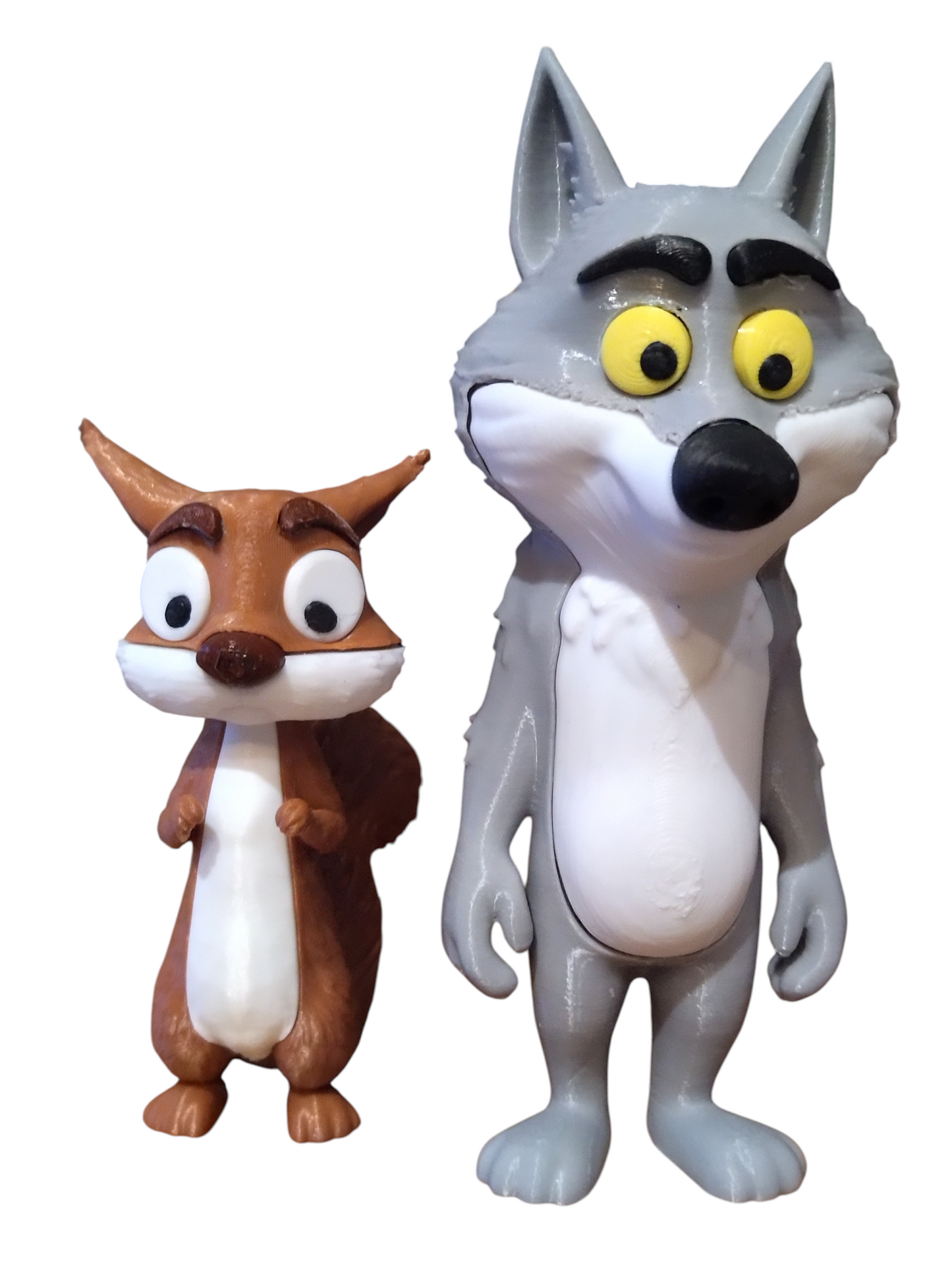 Le Loup Mal-Aimé et son ami l’Écureuil – Créations 3D