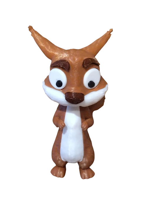 Ecureuil ami du loup Mal-Aimé