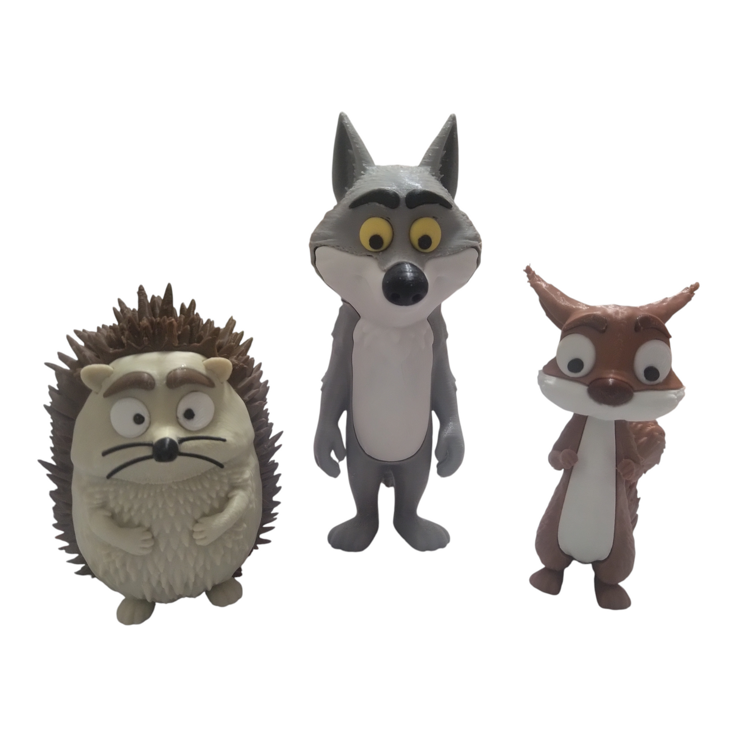 Loup, Hérisson et Écureuil