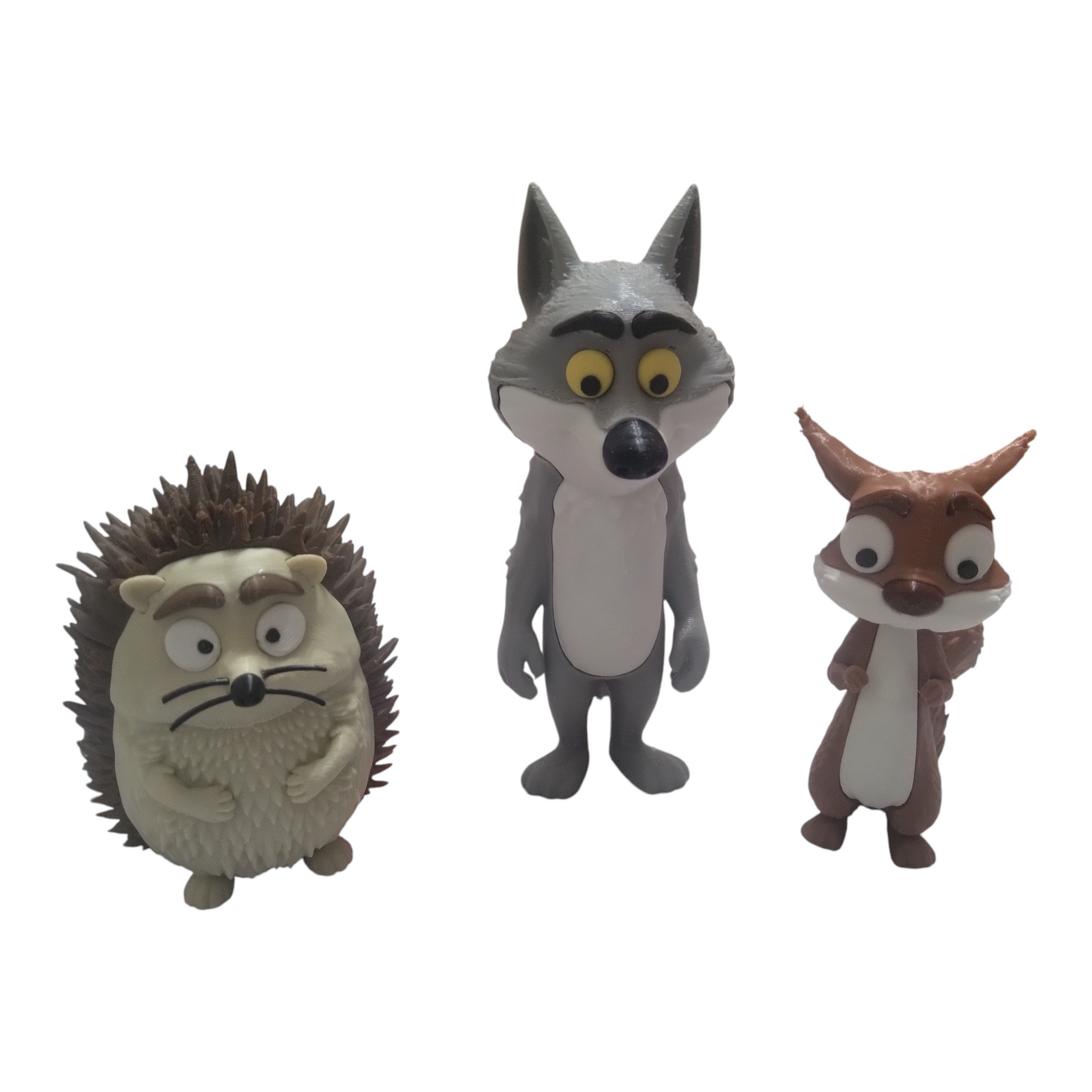 Loup, Hérisson et Écureuil