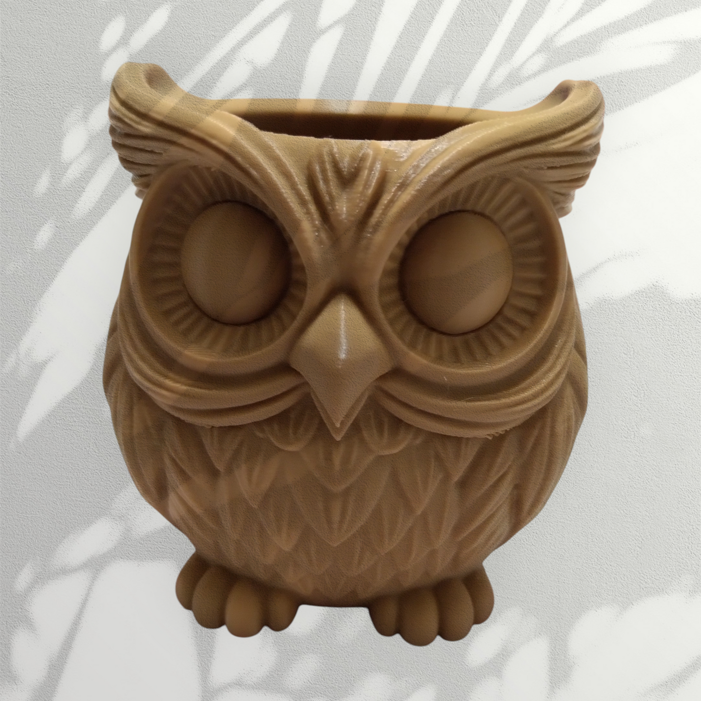 🦉 Petit pot à crayons chouette
