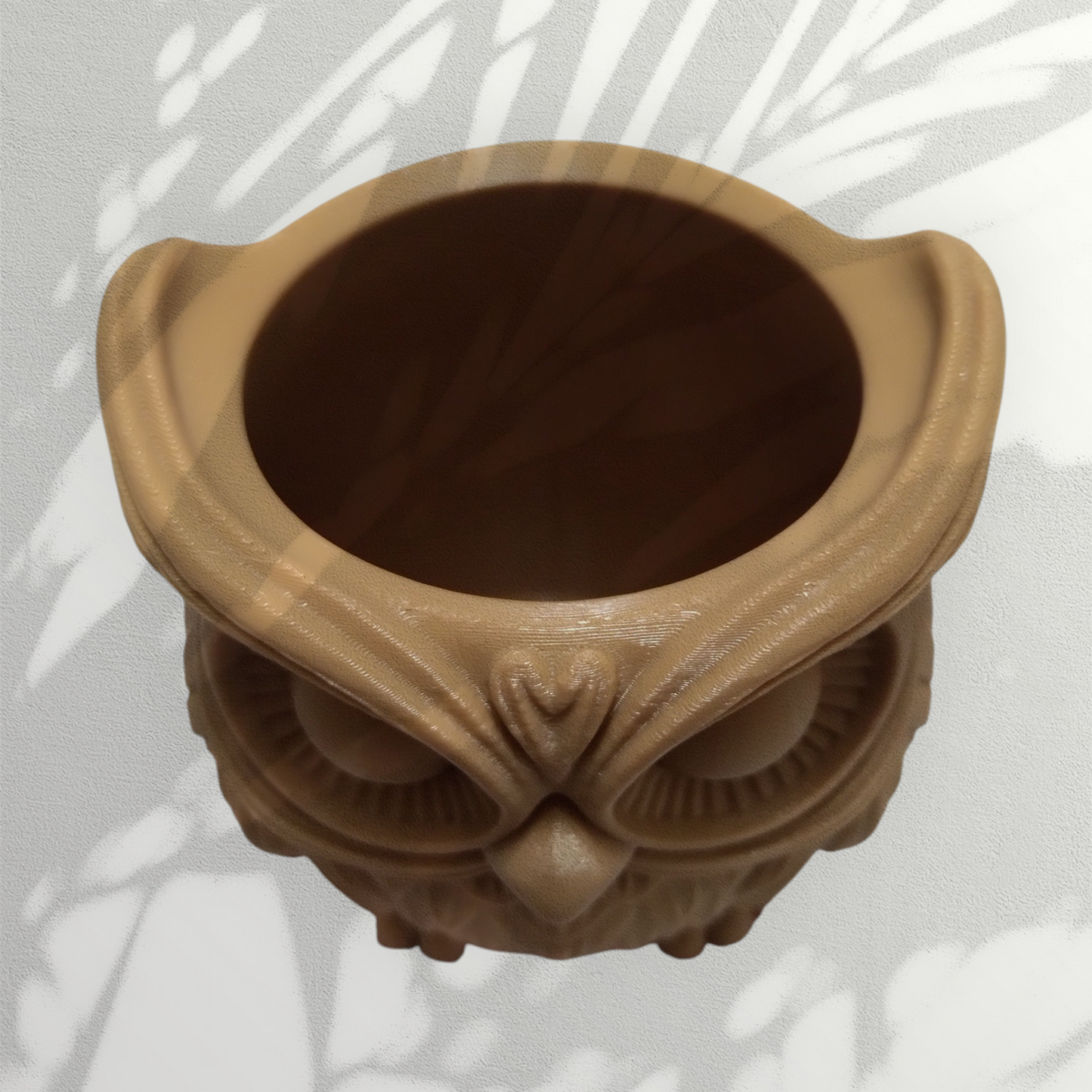 🦉 Petit pot à crayons chouette