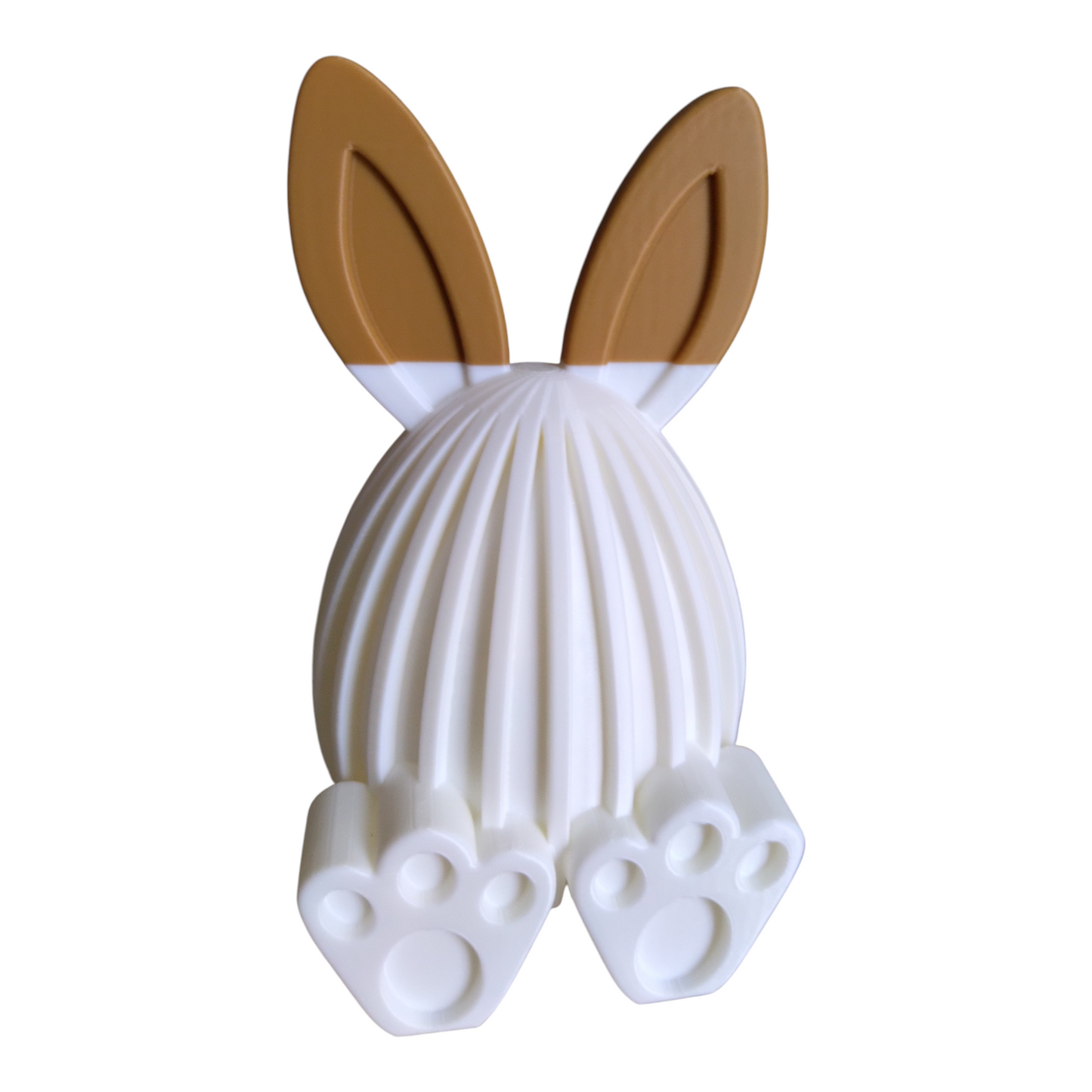 🐰🎨 Lapin Paques Assis Bicolore