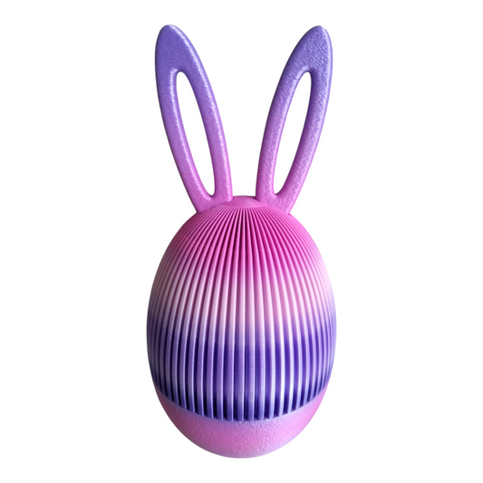 🐰🌈 Boîte Lapin de Pâques Multicolore – Rose & Violet