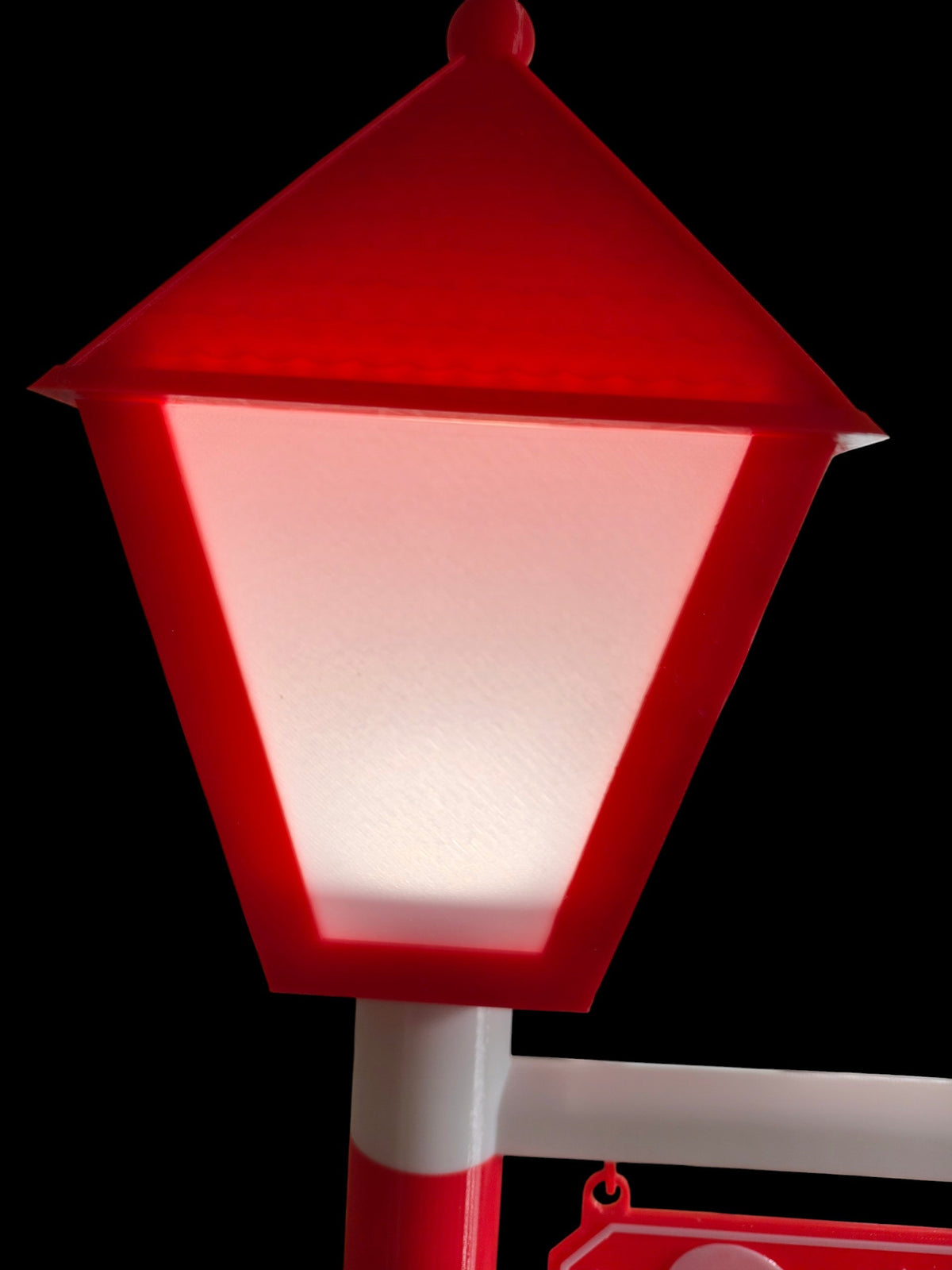 Lampadaire LED Noël Personnalisé 60 cm | Décoration Lumineuse Festive