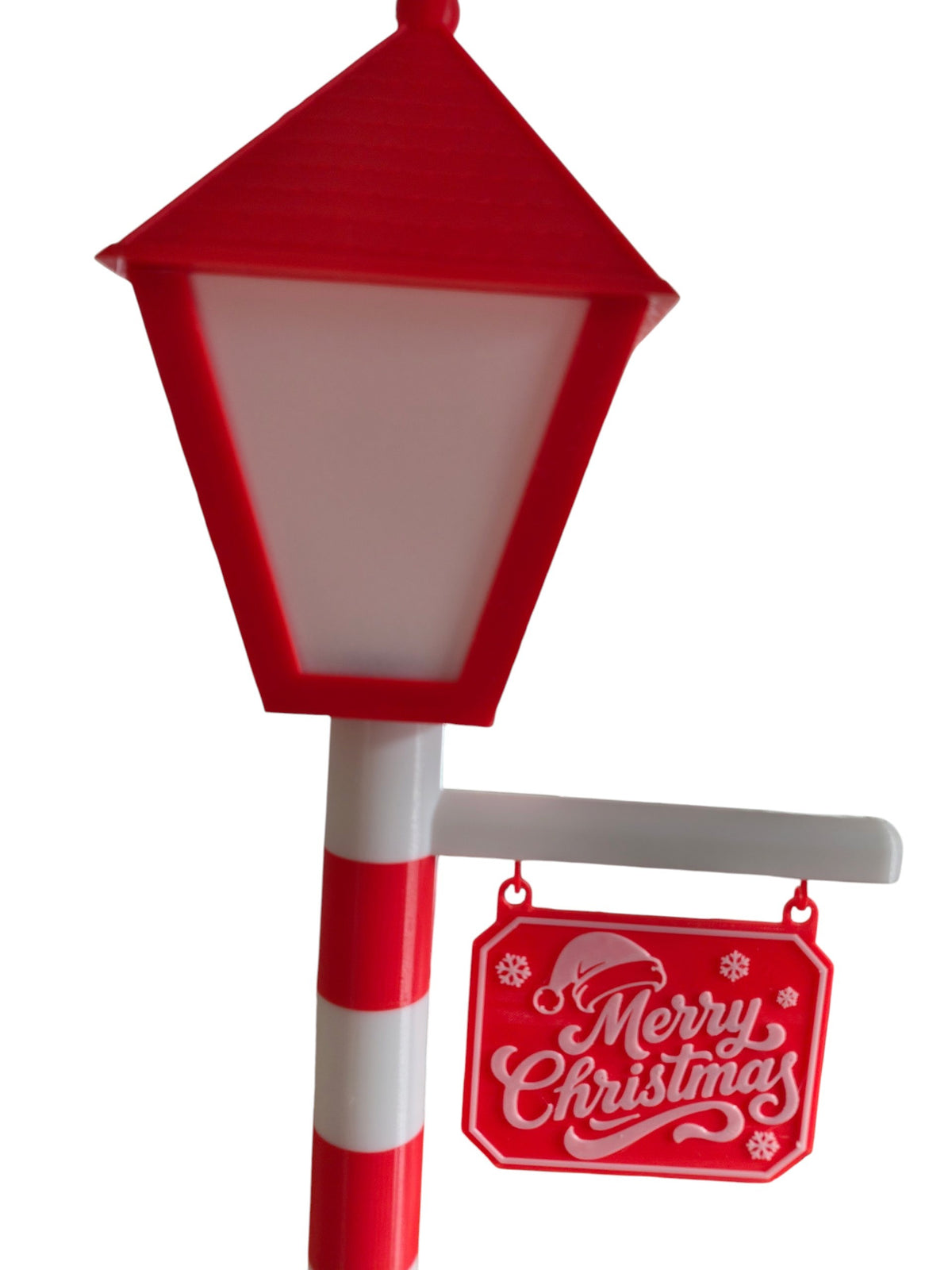 Lampadaire LED Noël Personnalisé 60 cm | Décoration Lumineuse Festive