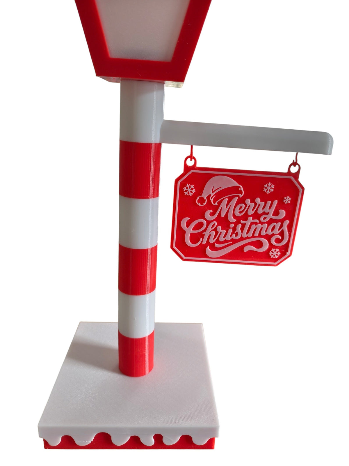 Lampadaire LED Noël Personnalisé 60 cm | Décoration Lumineuse Festive