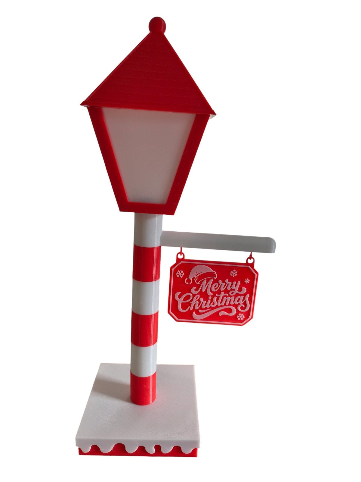 Lampadaire LED Noël Personnalisé 60 cm | Décoration Lumineuse Festive