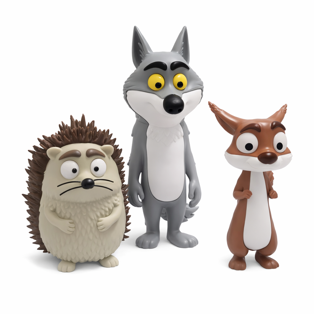 Loup, Hérisson et Écureuil