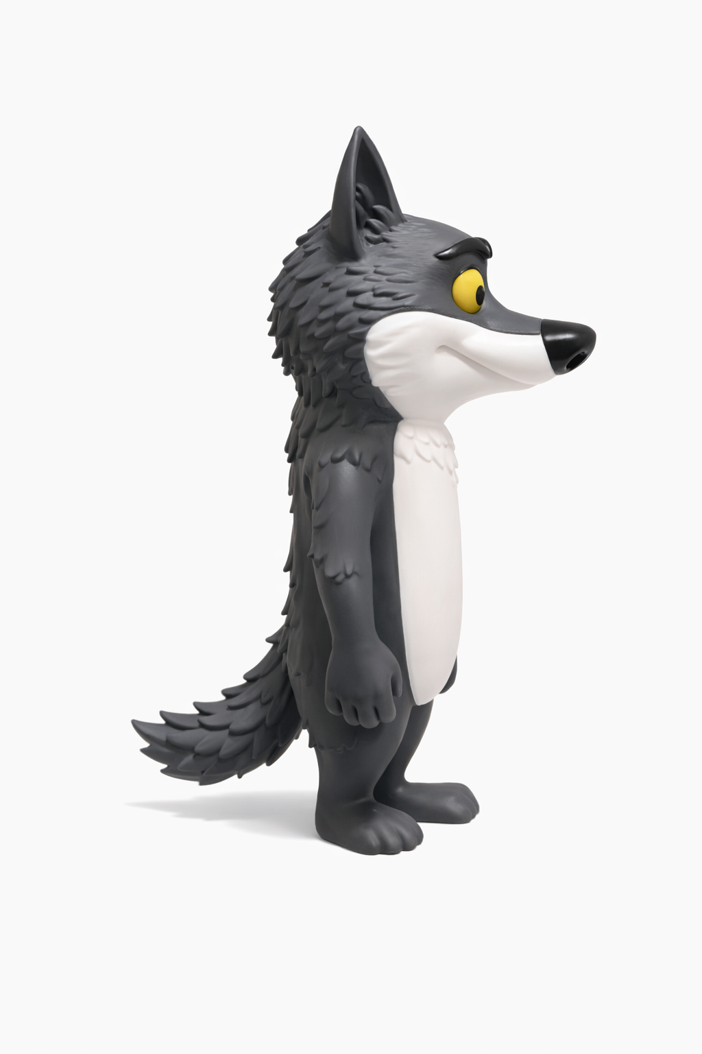 🐺 Le Loup Mal-Aimé – Création 3D originale (30 cm) Grey