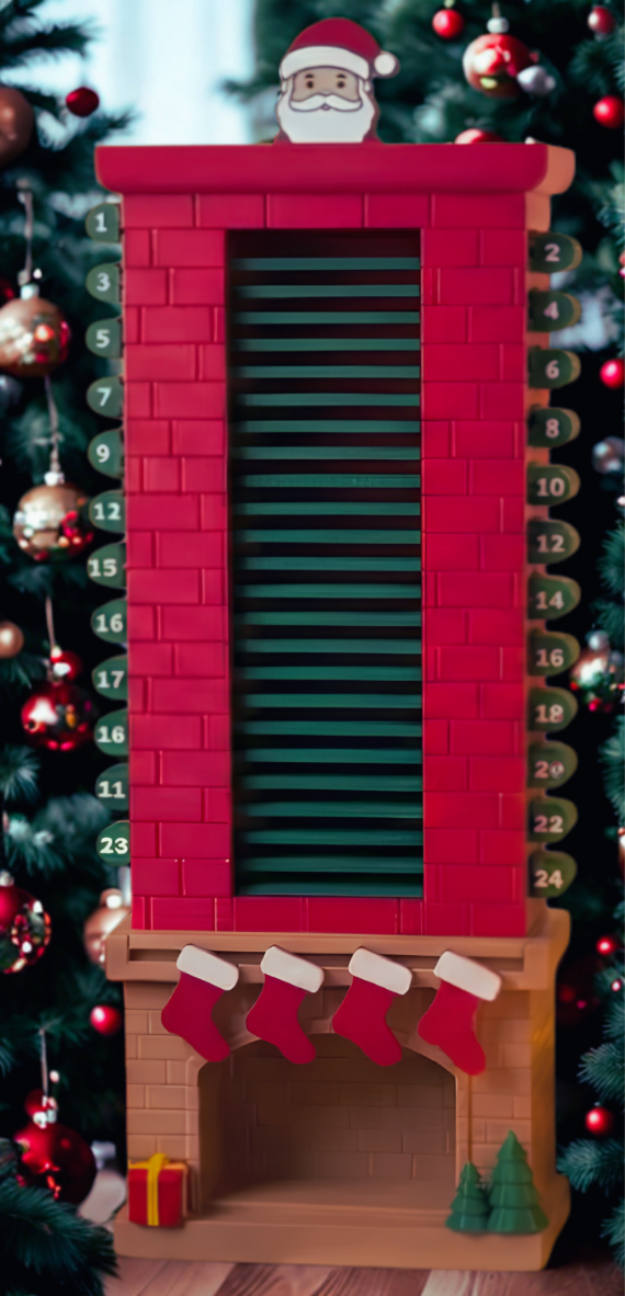 Calendrier de l'Avent Cheminée 3D | La magie de Noël à découvrir chaque jour