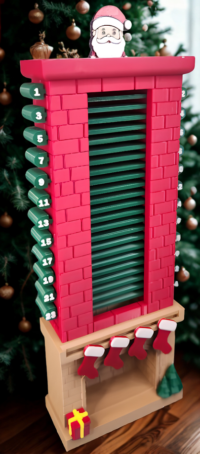 Calendrier de l'Avent Cheminée 3D | La magie de Noël à découvrir chaque jour