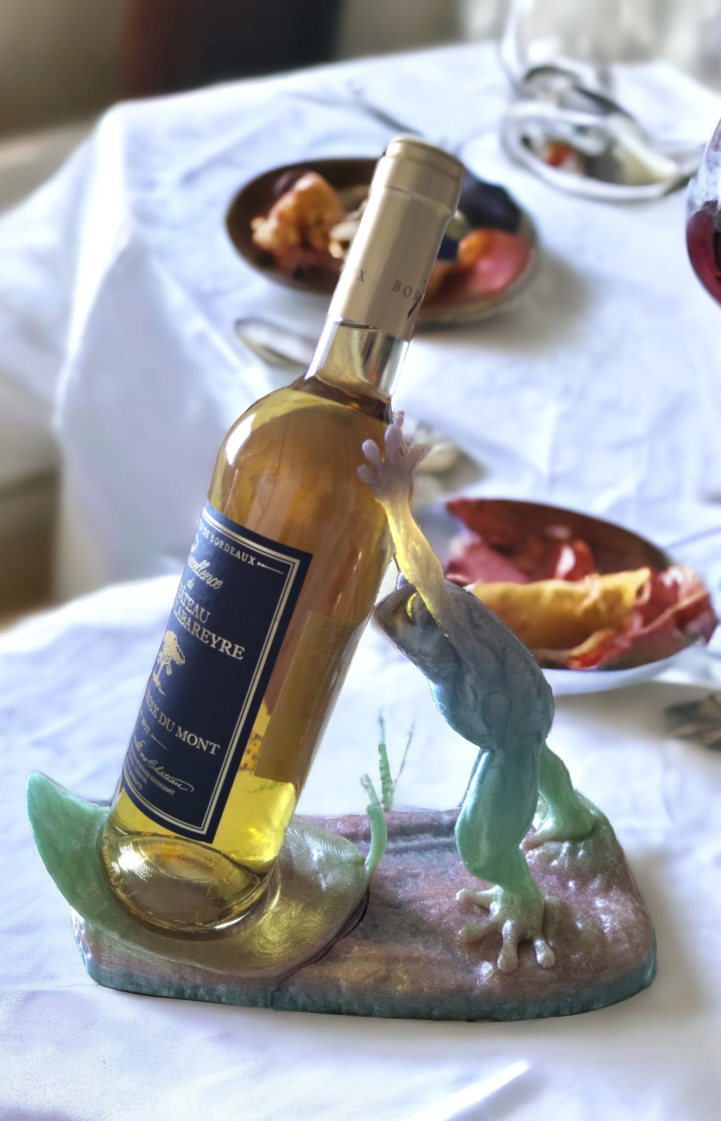 Porte bouteille grenouille