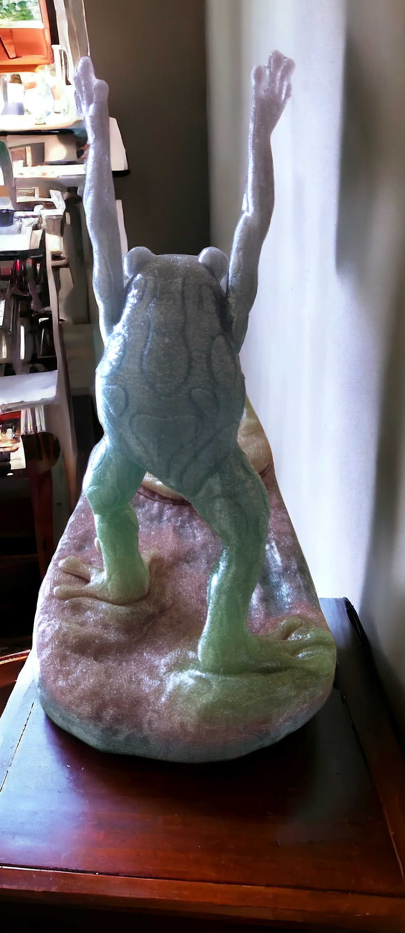 Porte bouteille grenouille