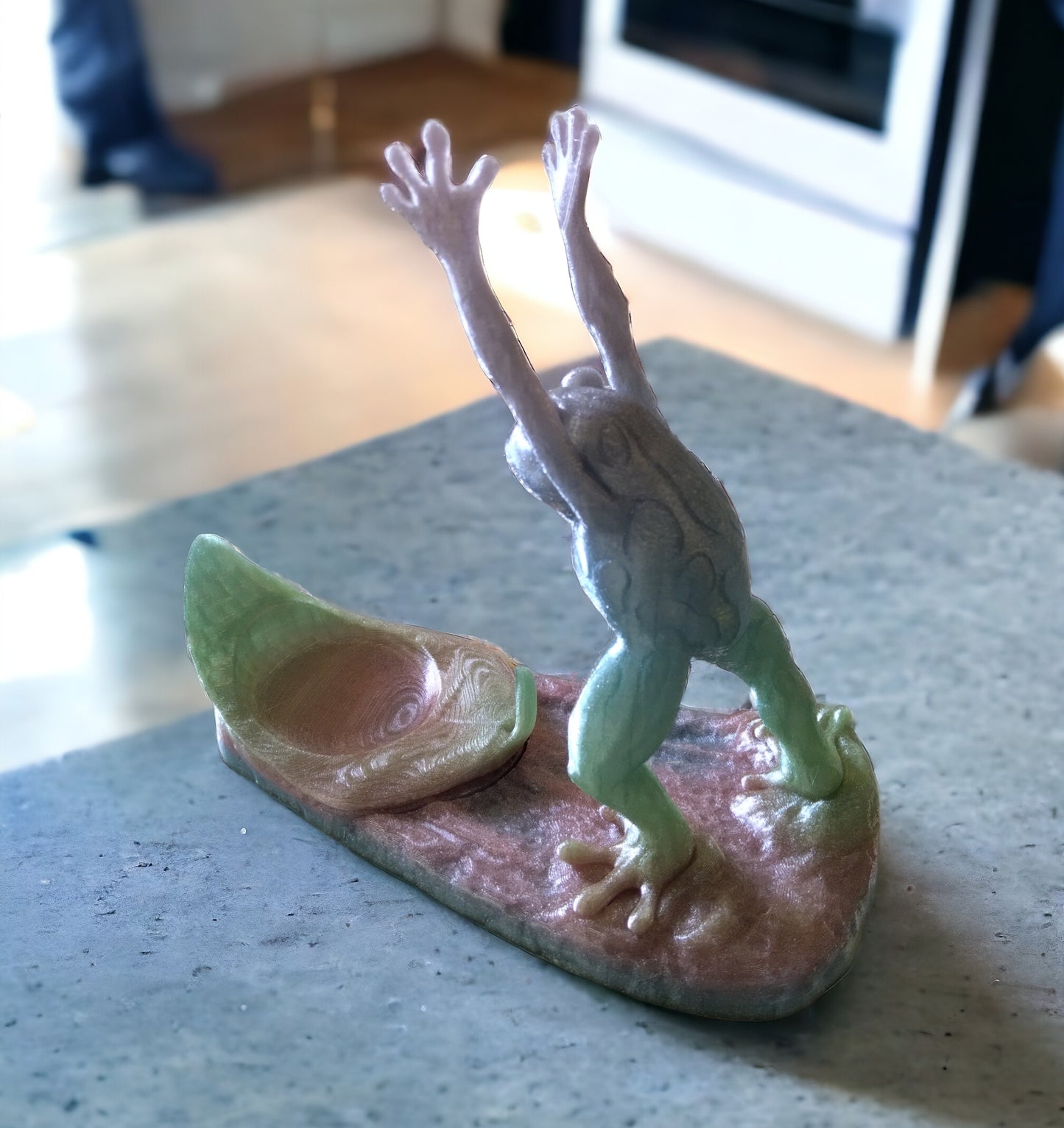 Porte bouteille grenouille