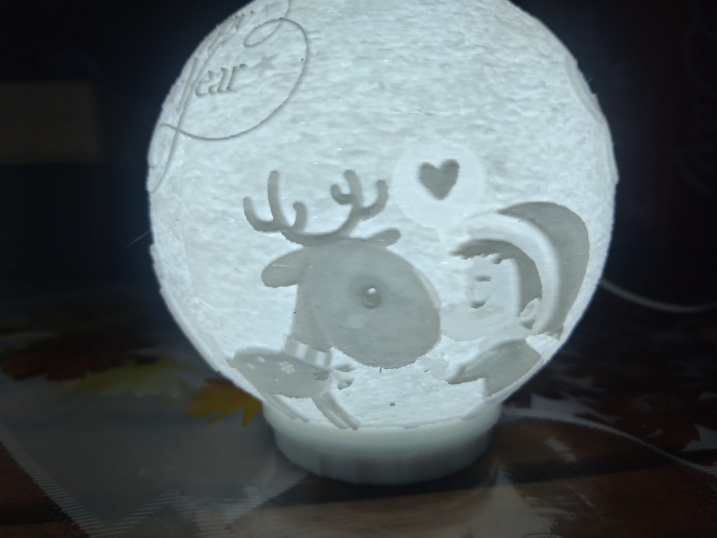 Globe de noel 3D