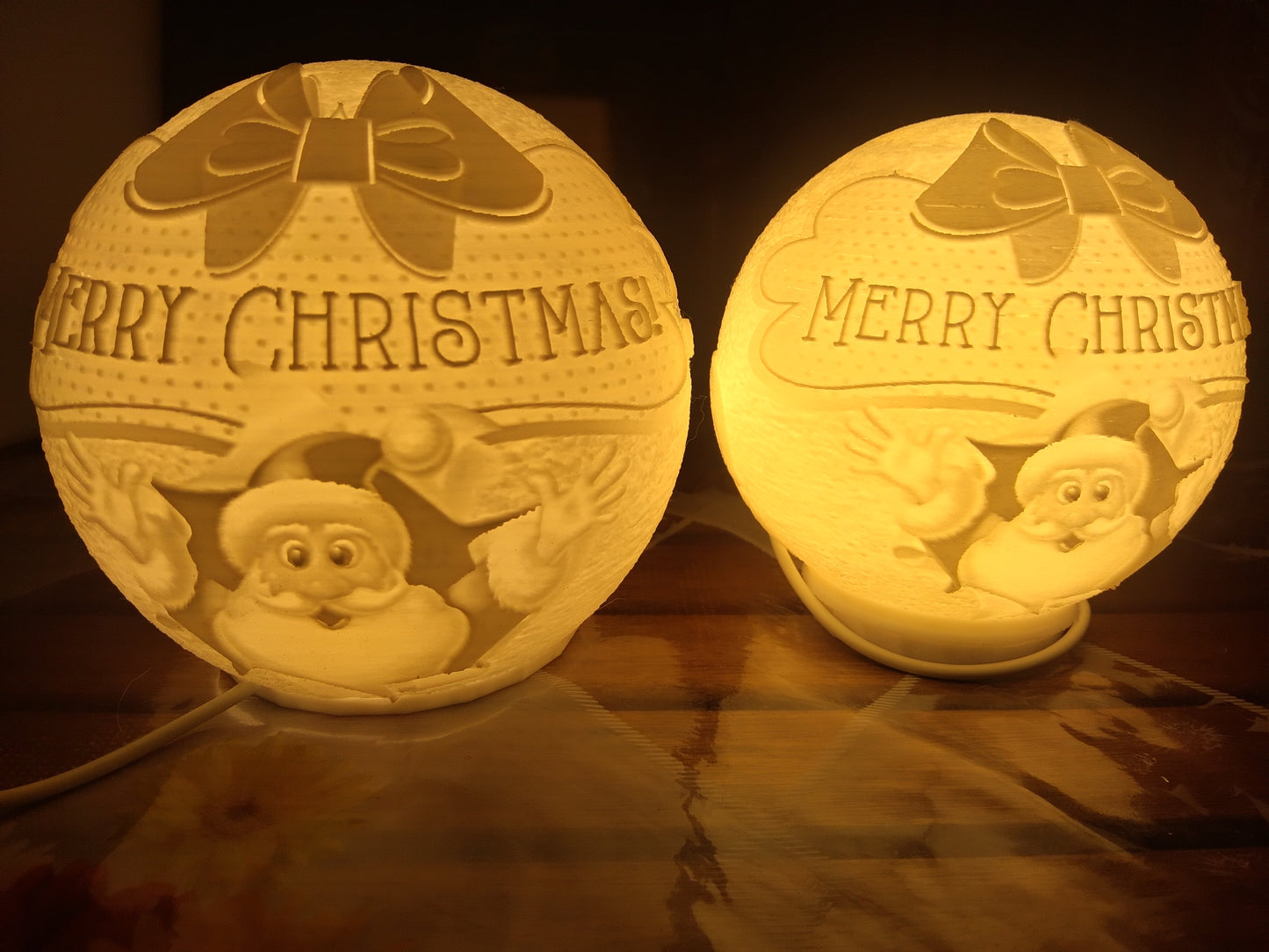 Globe de noel 3D