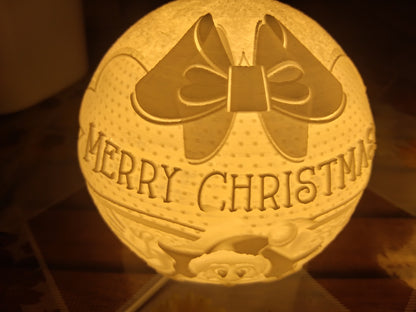 Globe de noel 3D