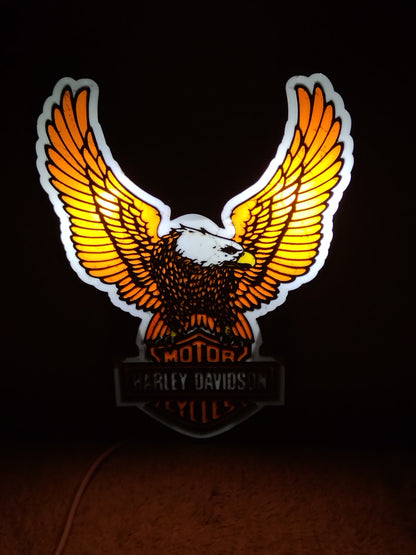 Box lumineuse Harley Davidson