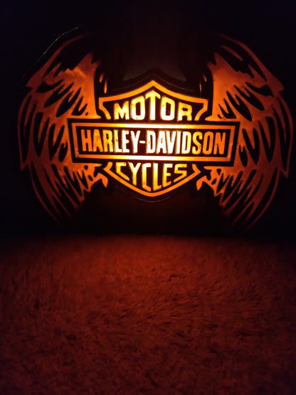 Boite lumineuse HARLEY DAVIDSON