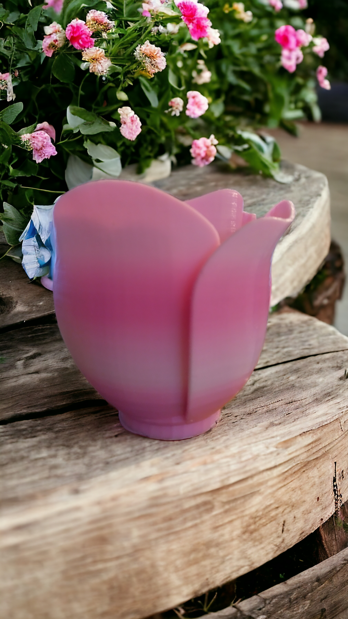 Pot forme de rose