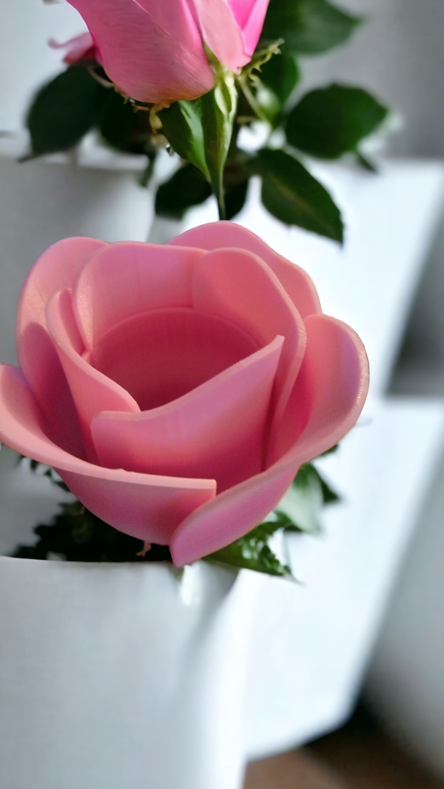 Pot forme de rose