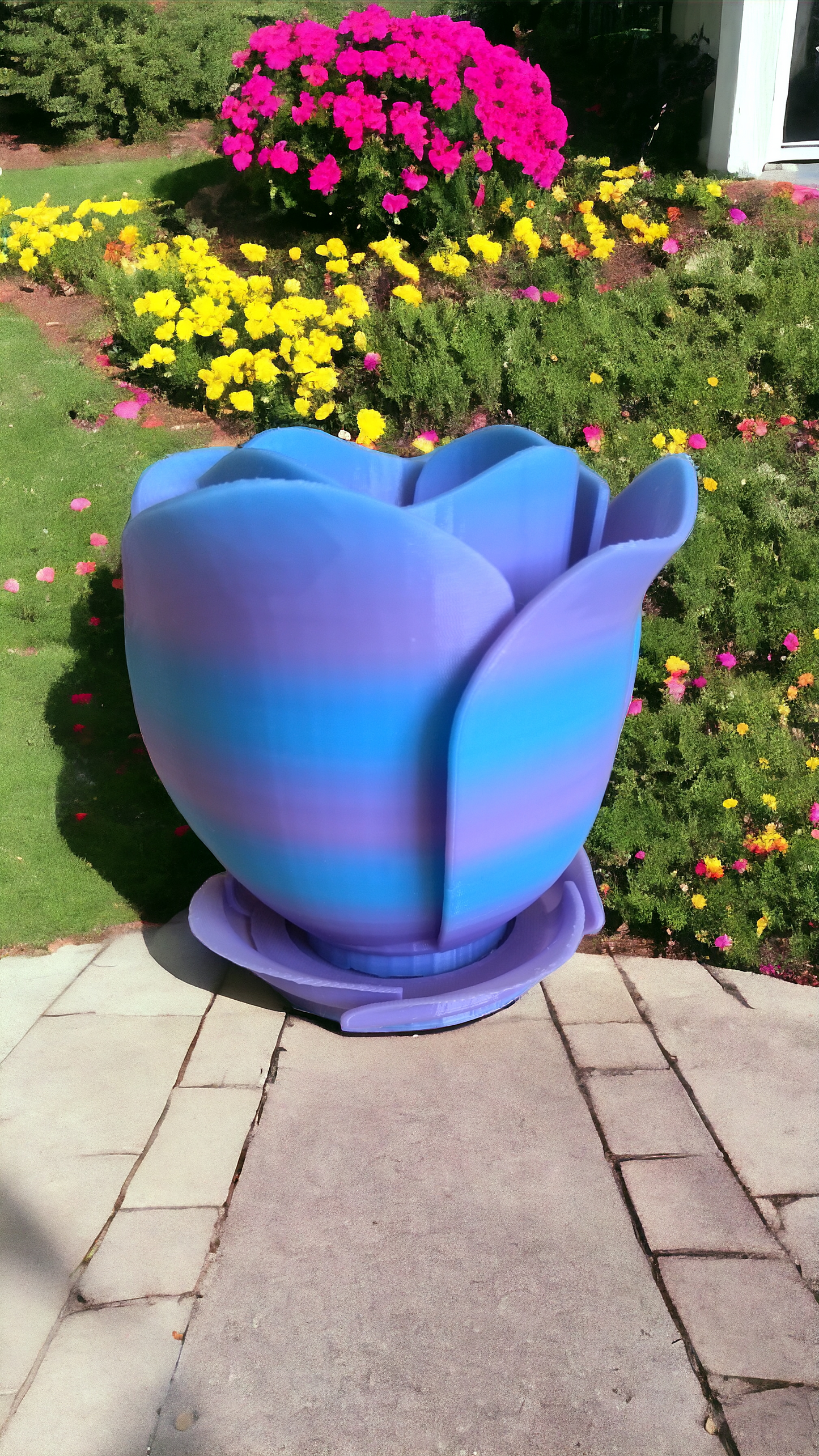 Pot forme de rose