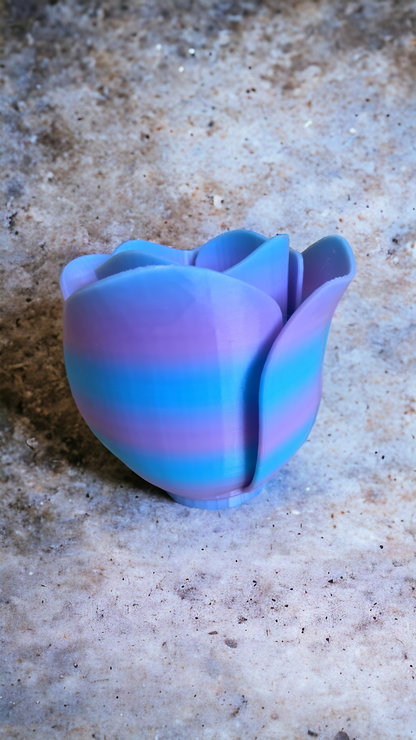 Pot forme de rose