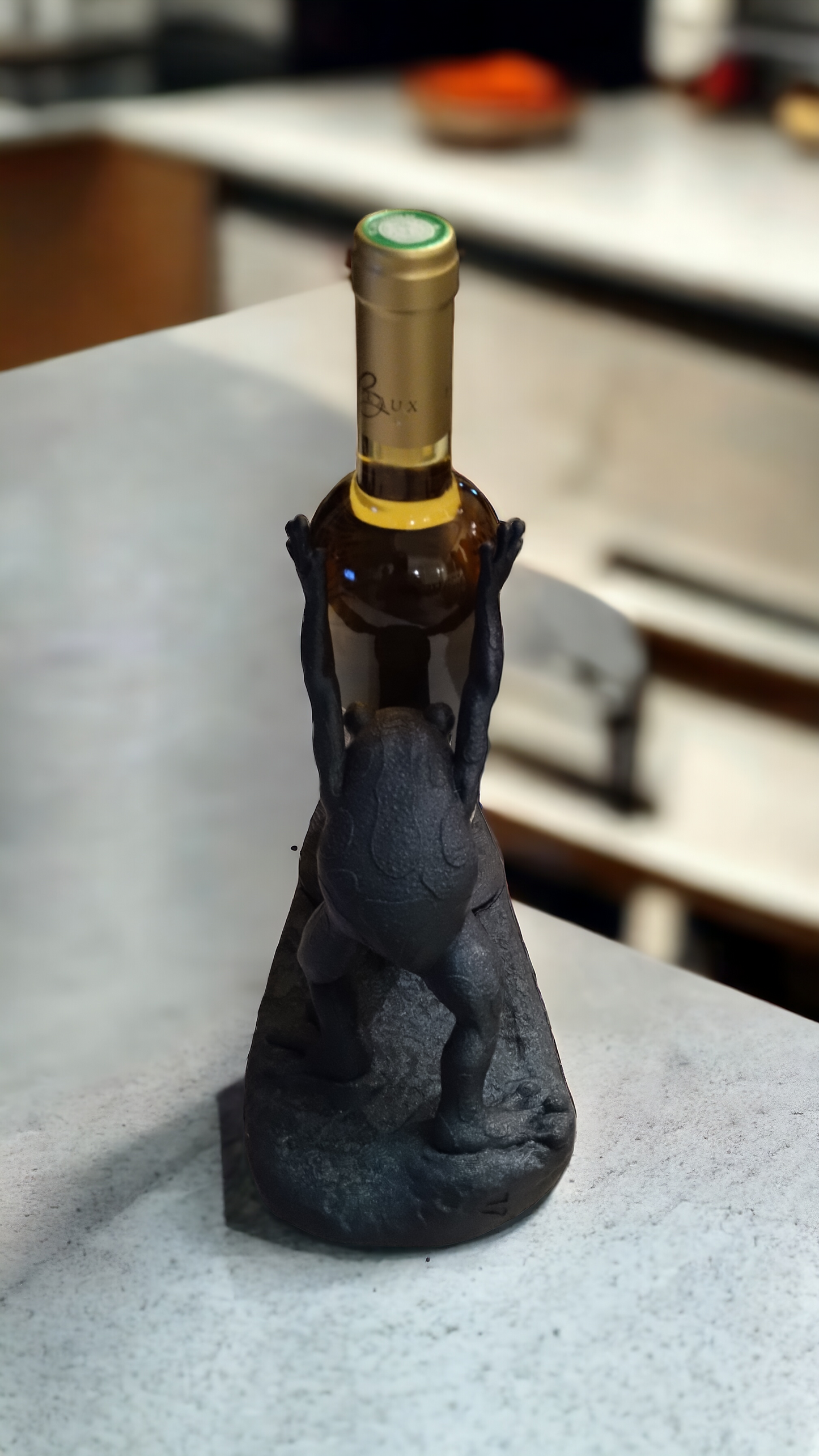 Porte bouteille grenouille