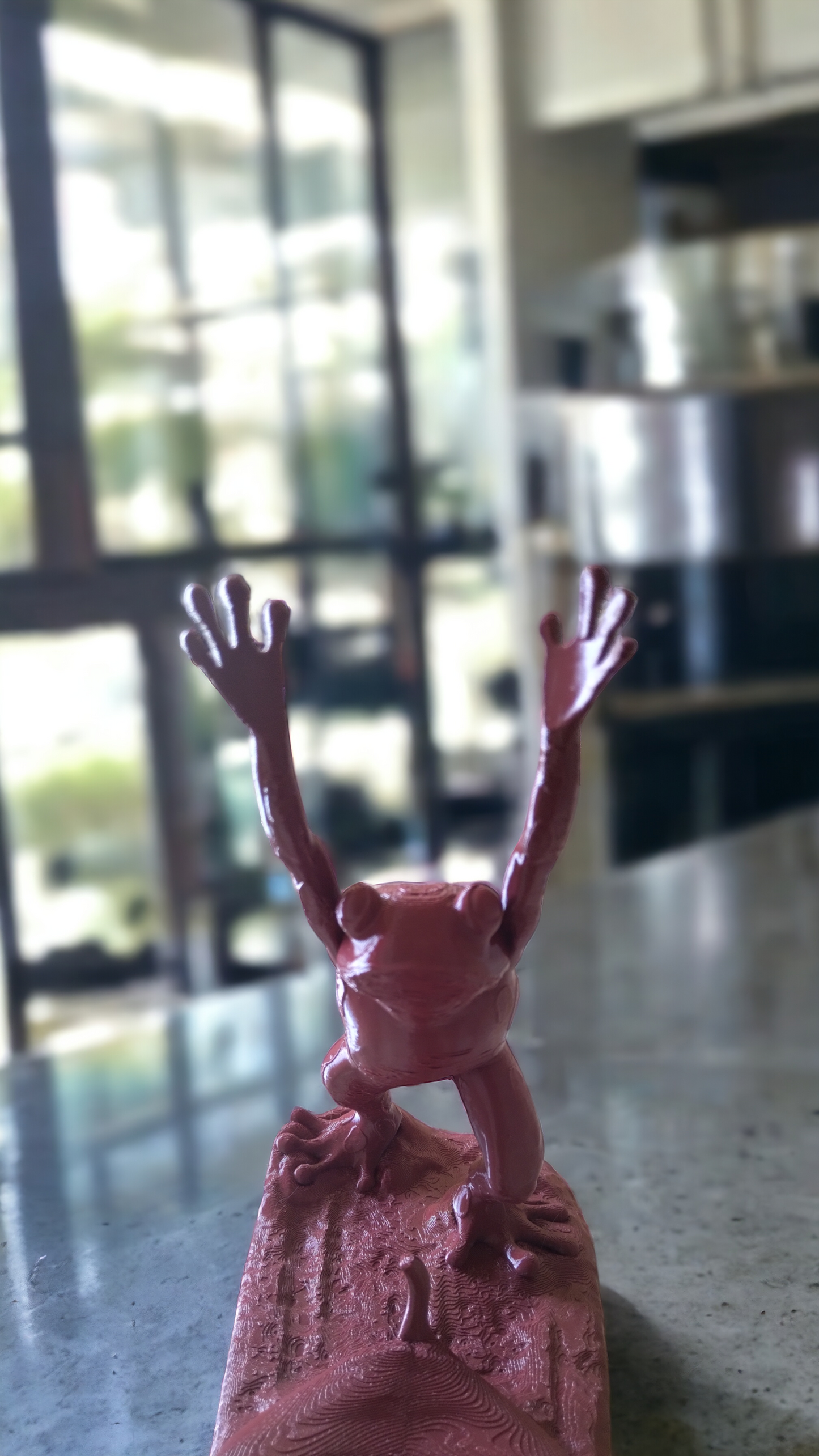 Porte bouteille grenouille