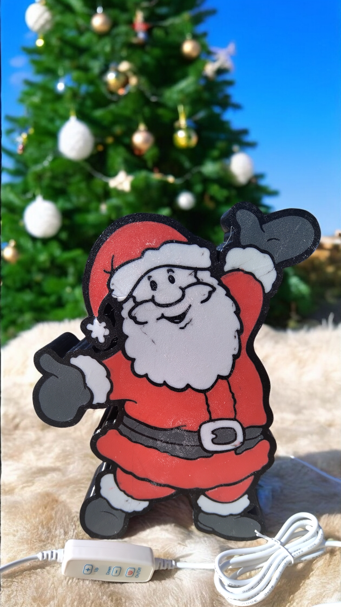 Pere noel lumineux
