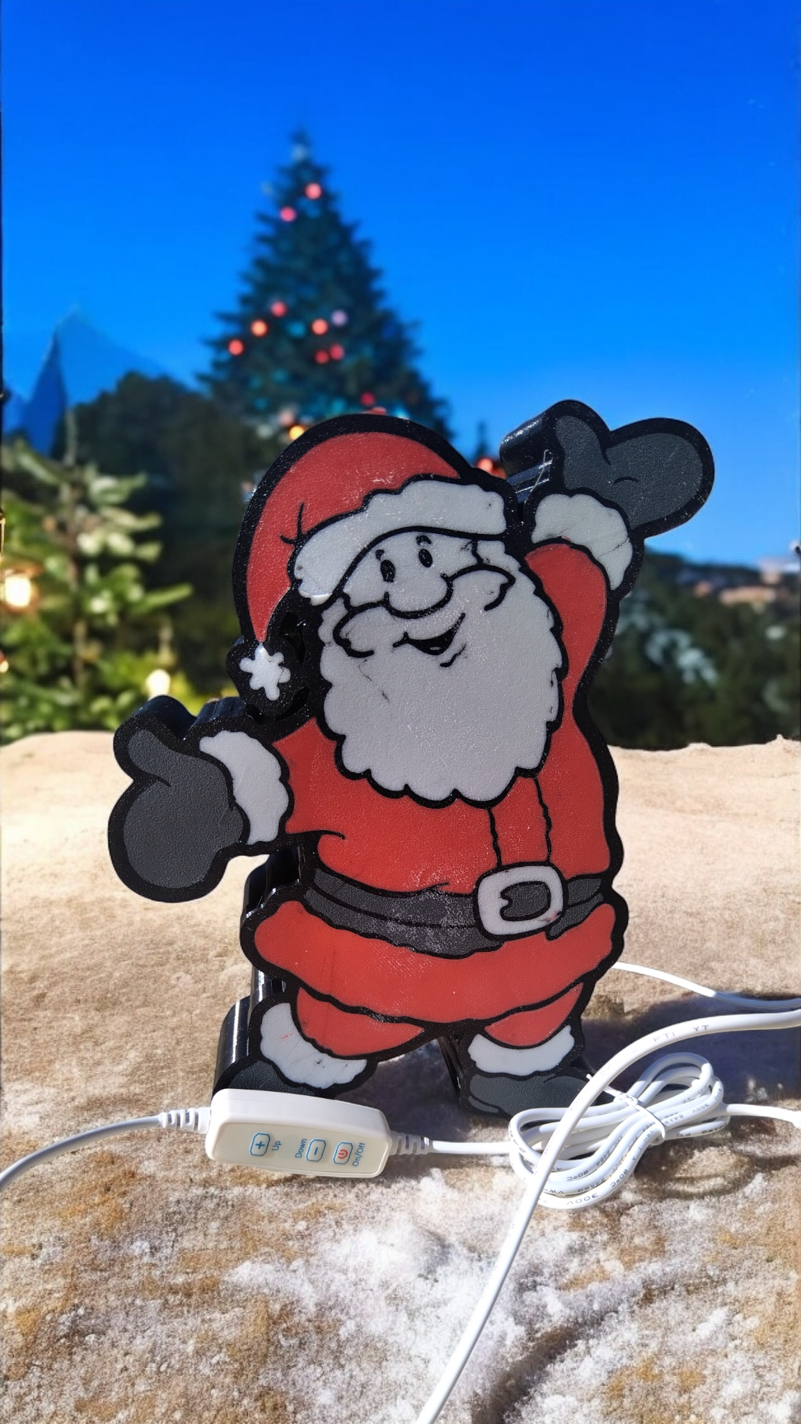 Pere noel lumineux