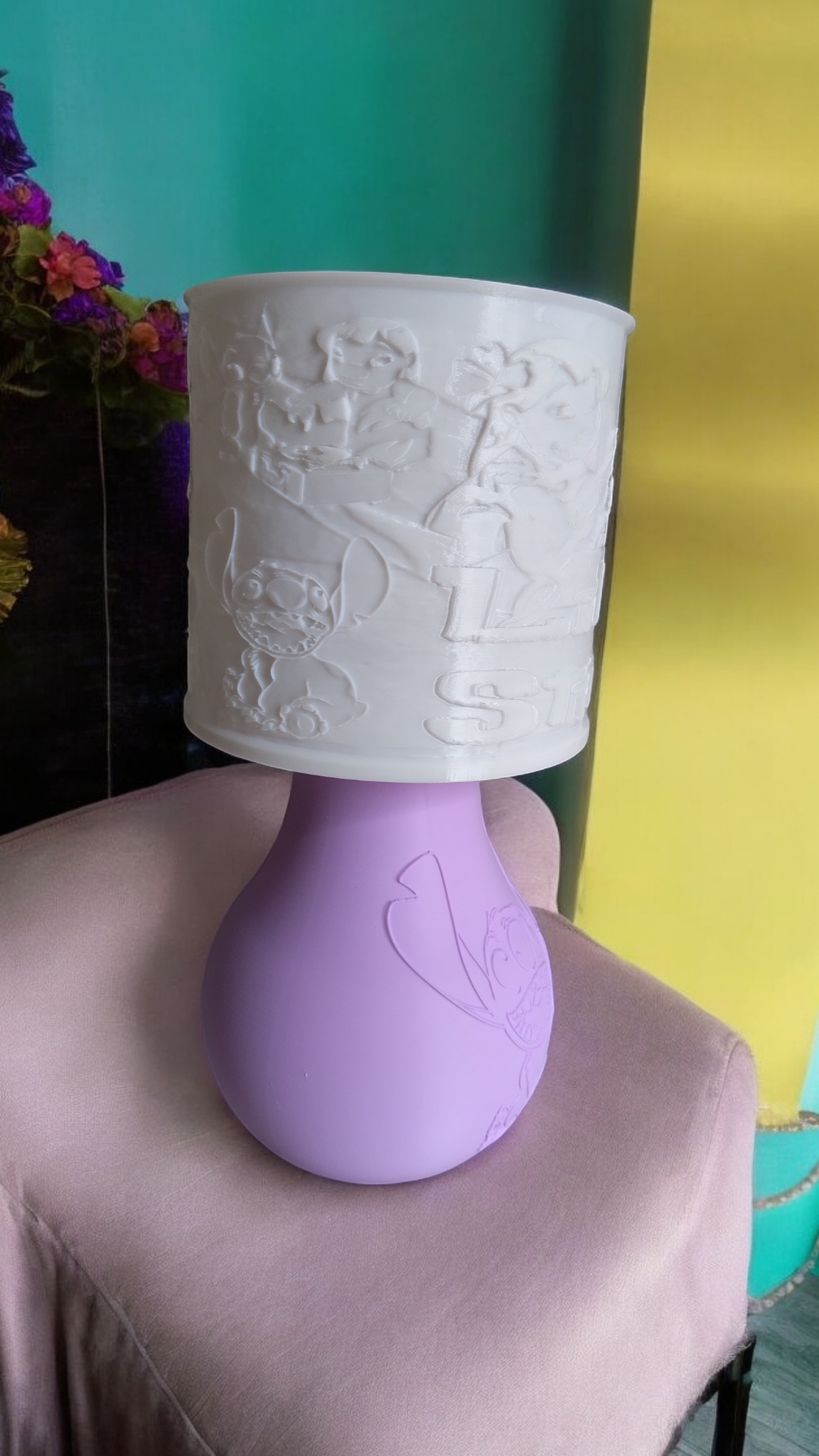 Lampe de chevet Lylo et Stitch