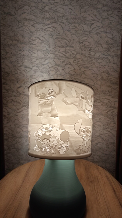 Lampe de chevet Lylo et Stitch