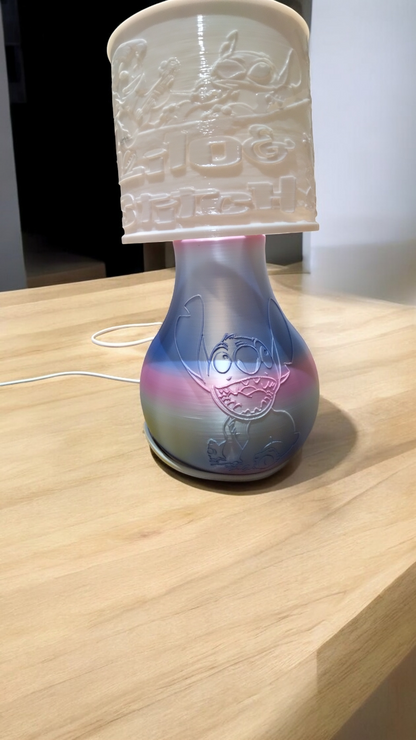 Lampe de chevet Lylo et Stitch