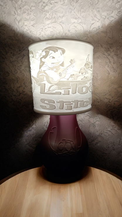 Lampe chevet Lylo et stitch